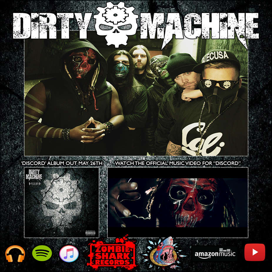 DIRTY MACHINE signs to Zombie Shark Records